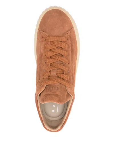 Hogan H-stripes Suede Platform Sneakers
