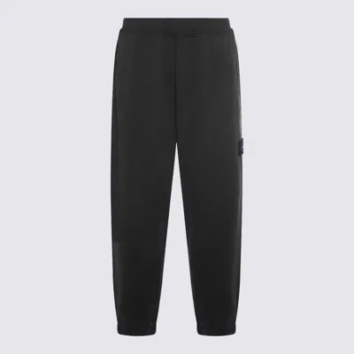 Stone Island Elastic Waist Sweatpants In Black