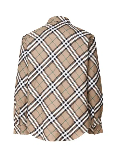 Burberry Shirts In Brown