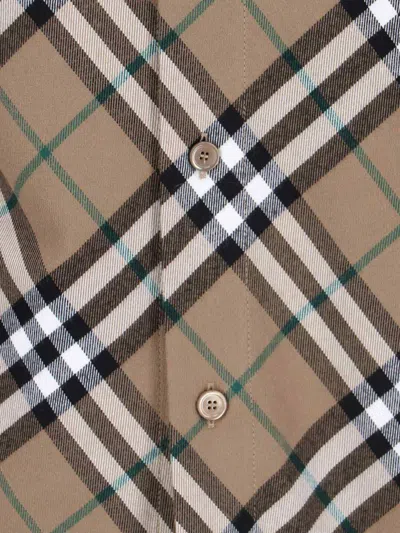 Burberry Shirts In Brown