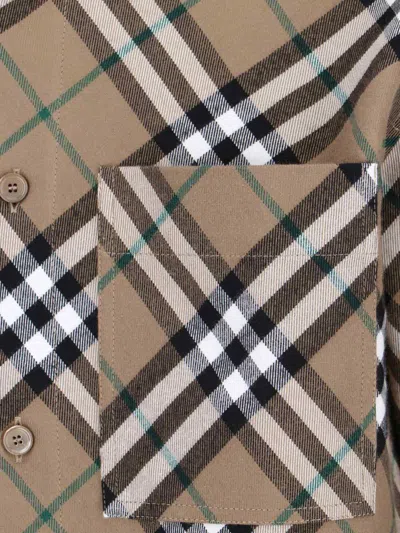 Burberry Shirts In Brown