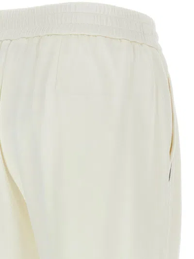 Brunello Cucinelli Pants With Embellishments In White