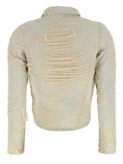 Diesel White De-madeline-fsg Shirt In Neutral
