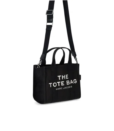 Marc Jacobs The Small Tote Bag Canvas In Black
