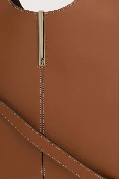 Tod's Brown Leather Top Handle Bag
