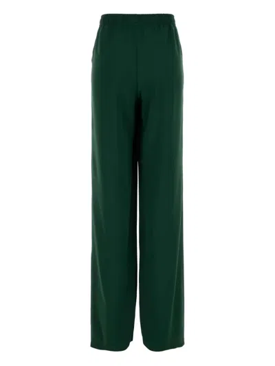 Ermanno Scervino Pantalone In Poliestere Verde Scuro  Donna In Green