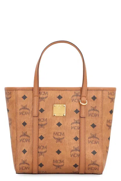 Mcm Aren Mini Visetos Shopper Tote Bag