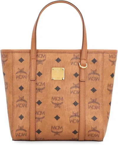 Mcm Aren Mini Visetos Shopper Tote Bag