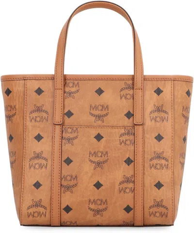 Mcm Aren Mini Visetos Shopper Tote Bag