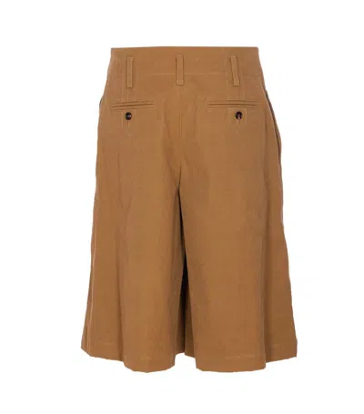 Chloé Shorts Bermuda Wide Leg And High Waist In Cotton