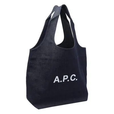 Apc Denim Ninon Shopping Bag