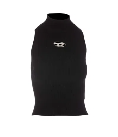 Diesel M-onervax Ribbed-knit Tank Top