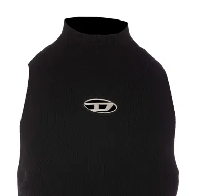 Diesel M-onervax Ribbed-knit Tank Top