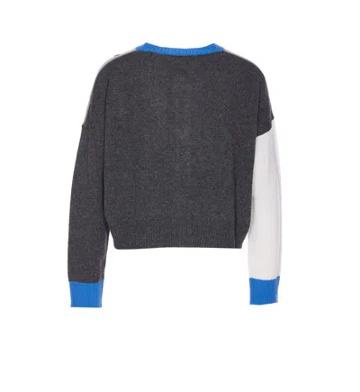 Marni Knitwear Cardigan Embroidered Detail In Gray