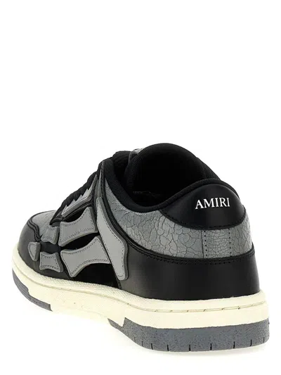 Amiri Leather Upper Low Top Sneakers