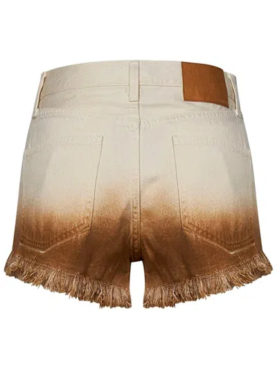 Alanui Bright Hues Denim Shorts Clothing