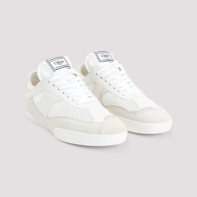 Chloé Kick Sneakers In Mesh And Suede Leather Shoes
