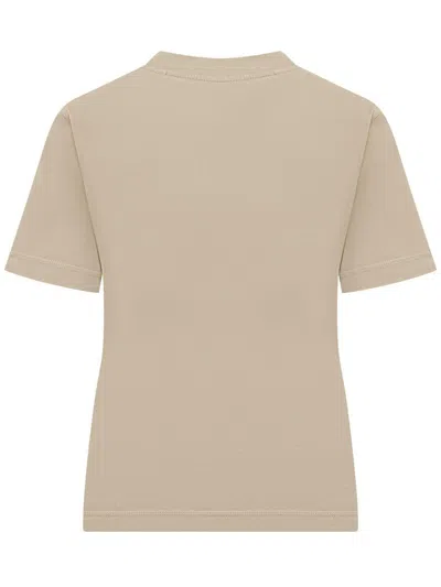 Burberry T-shirts And Polos In Neutral