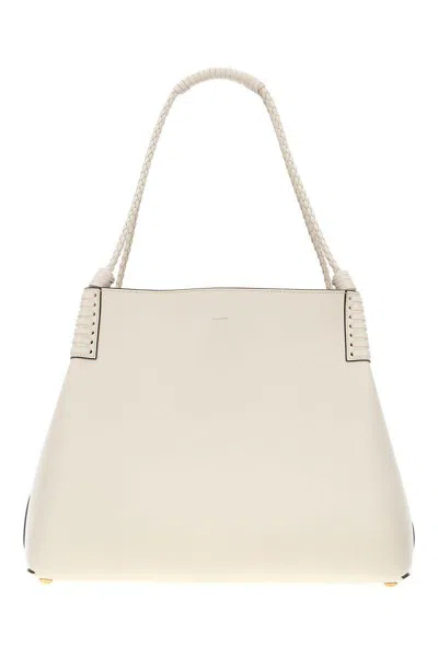 Etro 'libra' White Shoulder Bag With Maxi Logo On The Front In Leather Woman