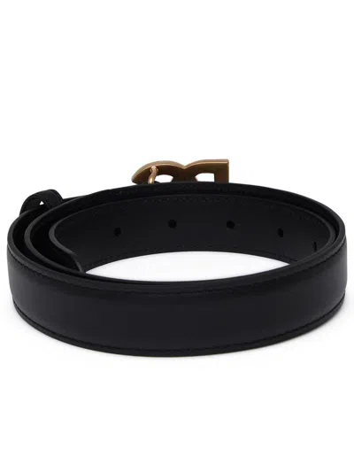 Dolce & Gabbana Black Leather Belt Women