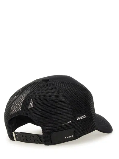 Amiri Black Cotton Baseball Hat