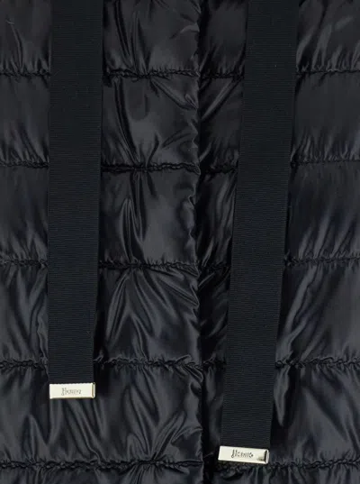 Herno Ultralight Hooded Quilted Jacket In Black