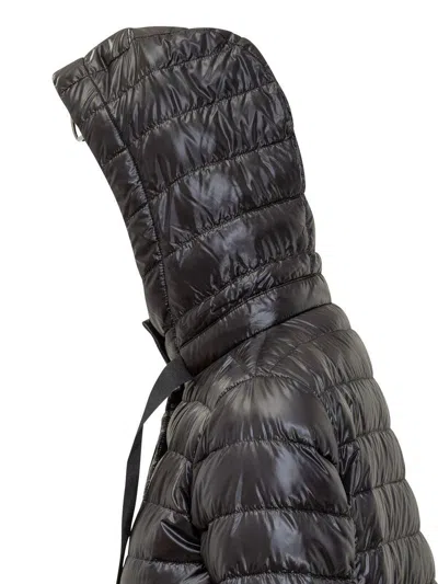 Herno Ultralight Hooded Quilted Jacket In Black