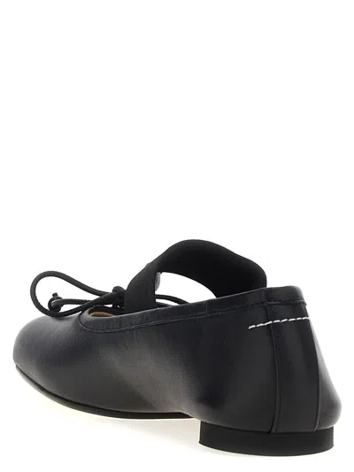 Mm6 Maison Margiela Mm6 By Maison Margiela Ballerina Anatomic Leather Flats