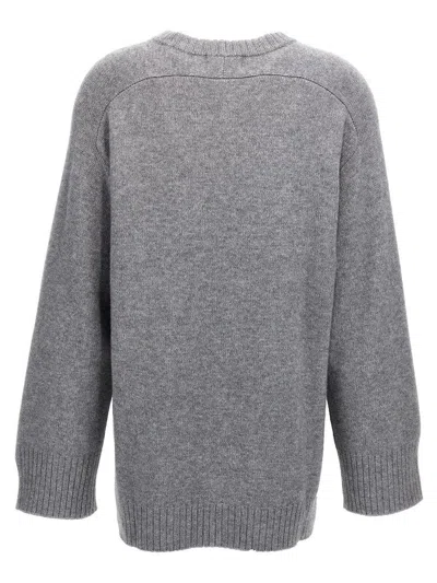 Loulou Studio Gray Safi Sweater In Gray