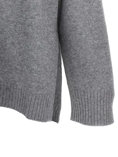 Loulou Studio Gray Safi Sweater In Gray
