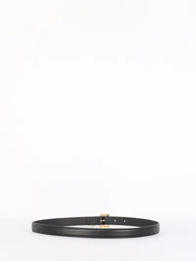 Saint Laurent Cassandre Thin Belt