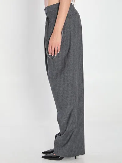 Alexander Wang Grey Wool-blend Trousers