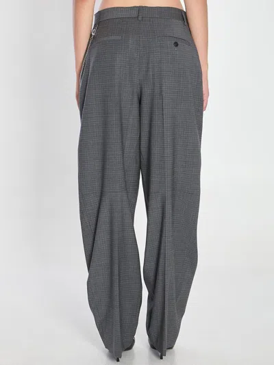 Alexander Wang Grey Wool-blend Trousers