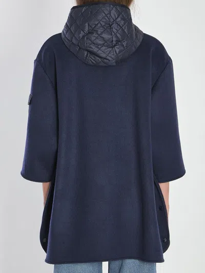 Moncler Hooded Wool Cape