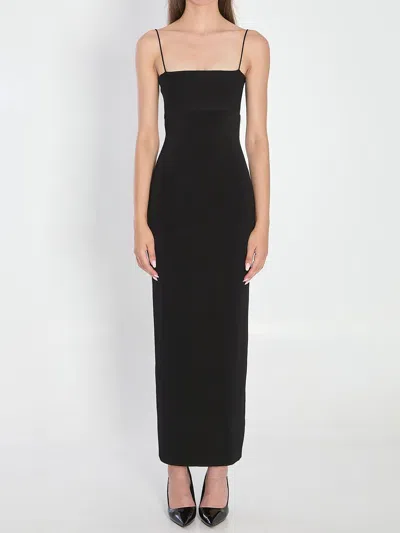 Alexander Wang Midi Dress With Cami Band In Black