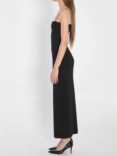 Alexander Wang Midi Dress With Cami Band In Black