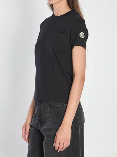 Moncler Logo-embellished Cotton T-shirt