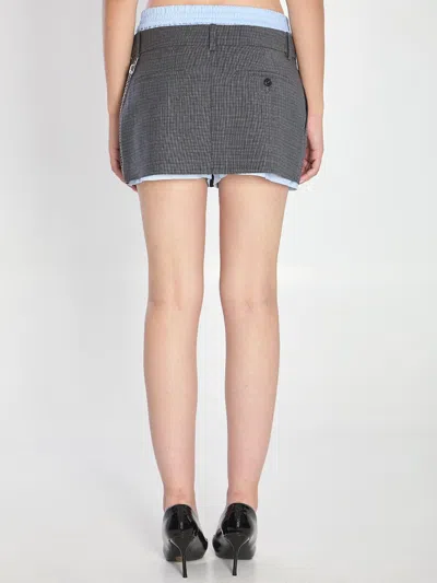 Alexander Wang Wool Blend Miniskirt