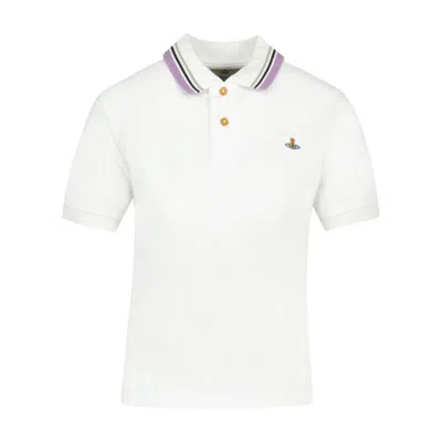 Vivienne Westwood Mini Classic Polo In White