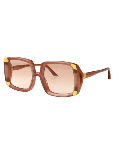 Anna-karin Karlsson Anna Karin Karlsson Caramel Acetate Sunglasses In Neutral