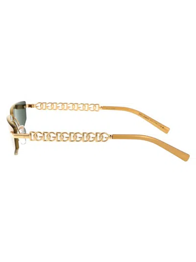 Dolce & Gabbana Dg Essentials Cat-eye Sunglasses In Gold