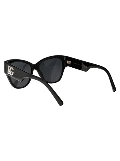 Dolce & Gabbana Logo-embossed Butterfly-frame Sunglasses