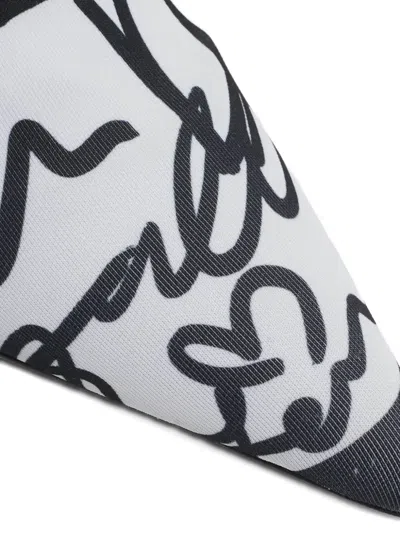 Pre-owned Dolce & Gabbana Graffiti-print Sock Boots