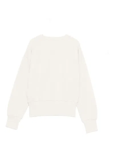 Balmain Logo-embroidered Sweatshirt In White