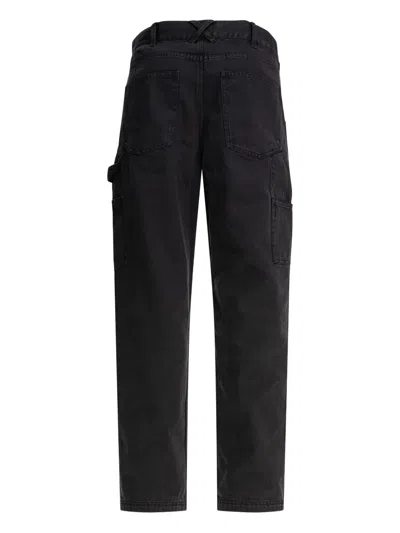Alex Mill Painter Denim Trousers In Black