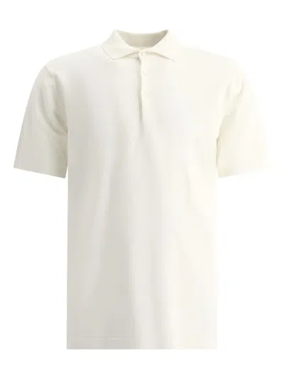 Beams 12g Polo Shirts In White