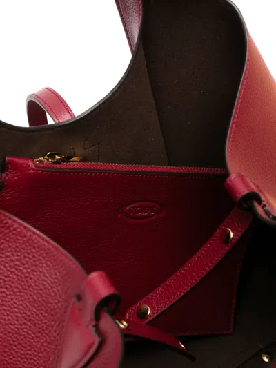 Tod's Timeless T-bar Clasp Leather Tote Bag