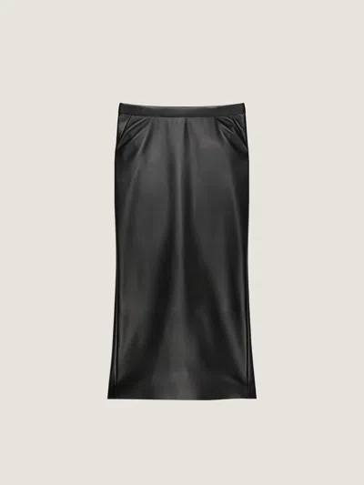 Givenchy Mid-length Kick Back Skirt In Nappa Leather