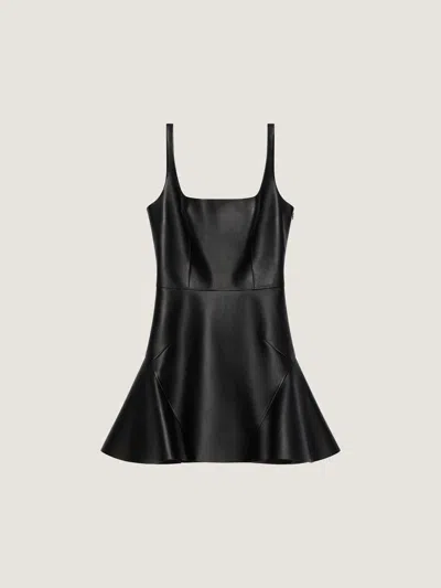 Givenchy Mini Robe À Bretelles En Cuir