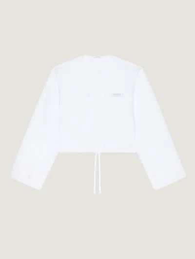 Givenchy Cotton Poplin Cropped Shirt